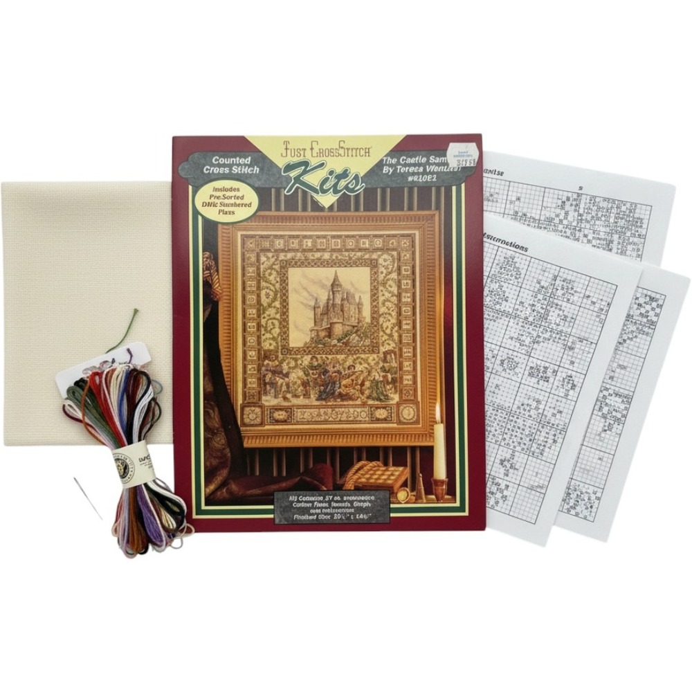 Castle Sampler Counted Cross Stitch Kit Teresa Wentzler Just CrossStitch 41081